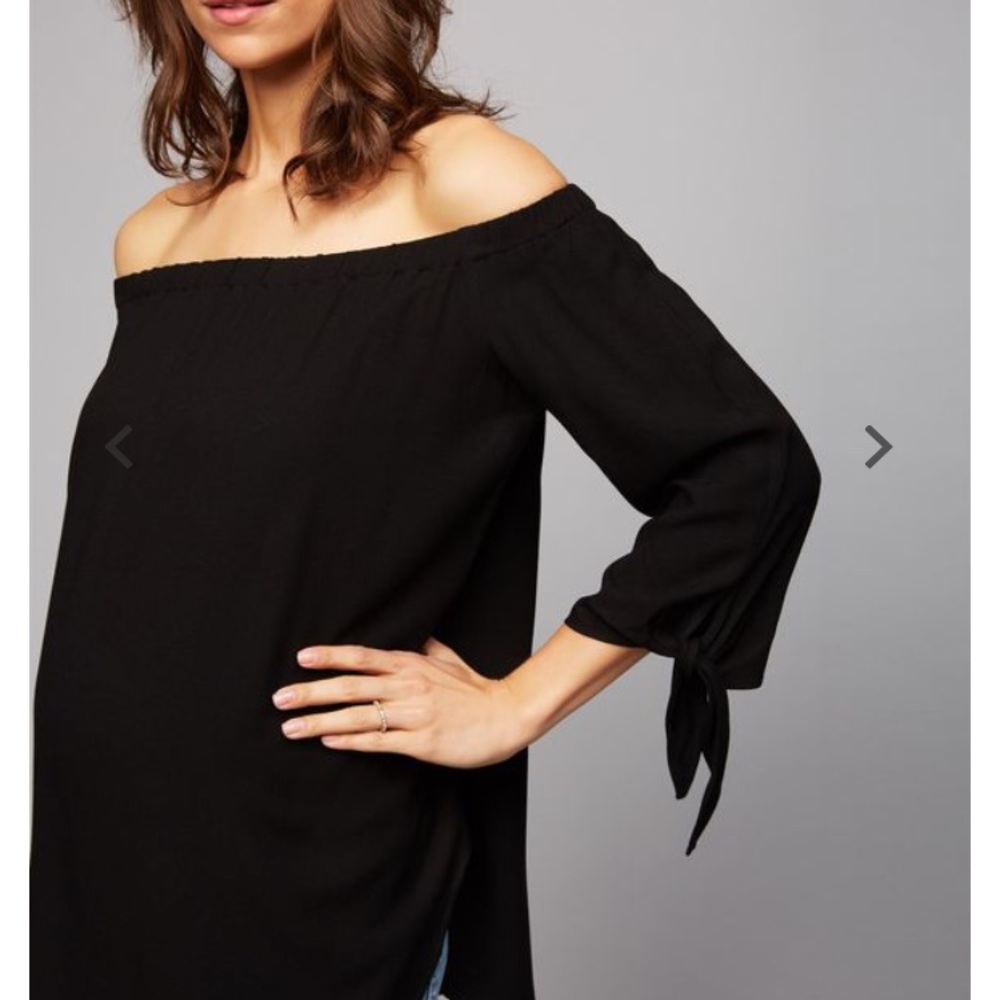 Isabella Oliver off shoulder maternity top